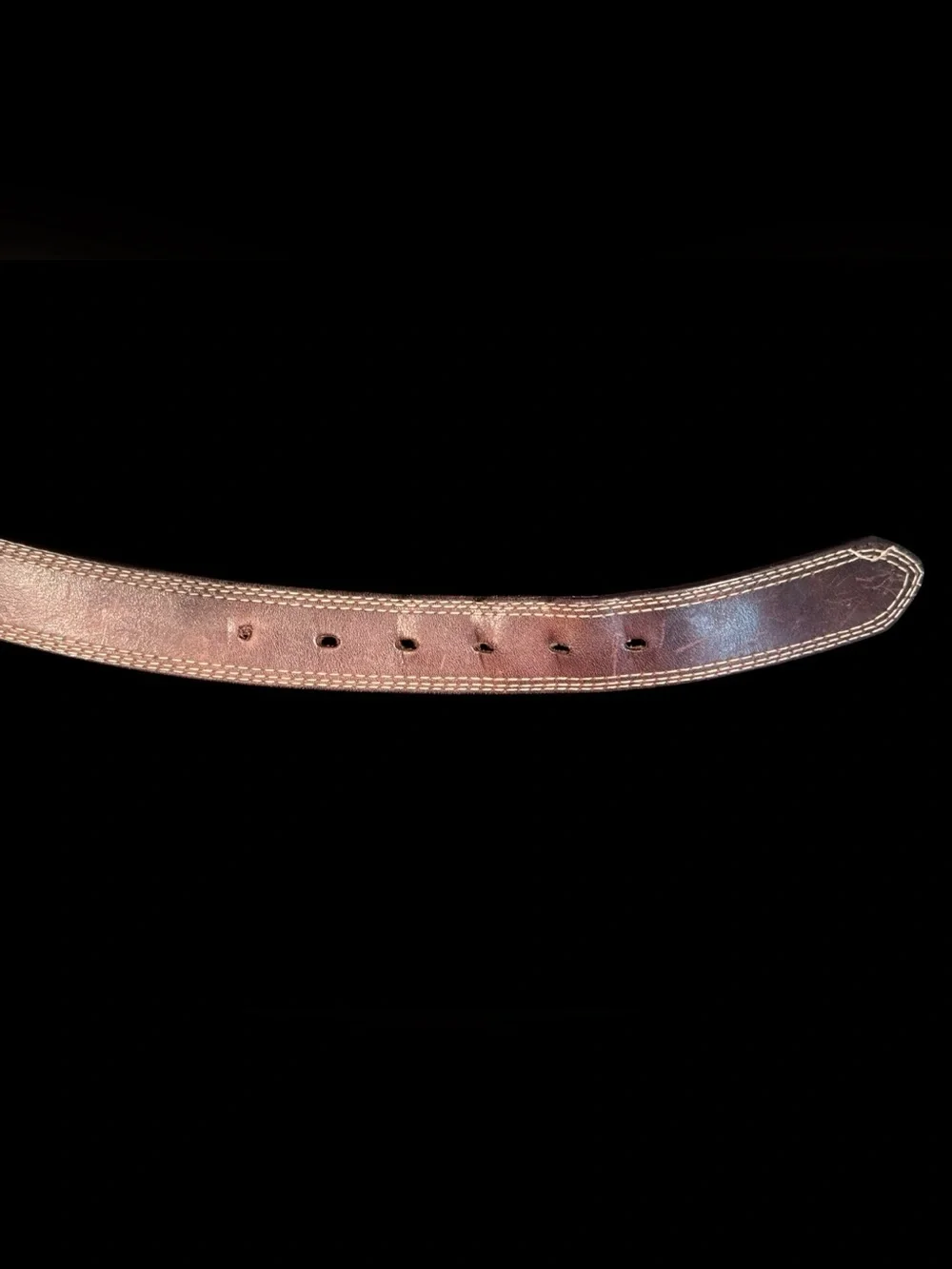Carhartt Men’s Brown Belt Size 48 1.5in Buckle Logo Adjustable Solid